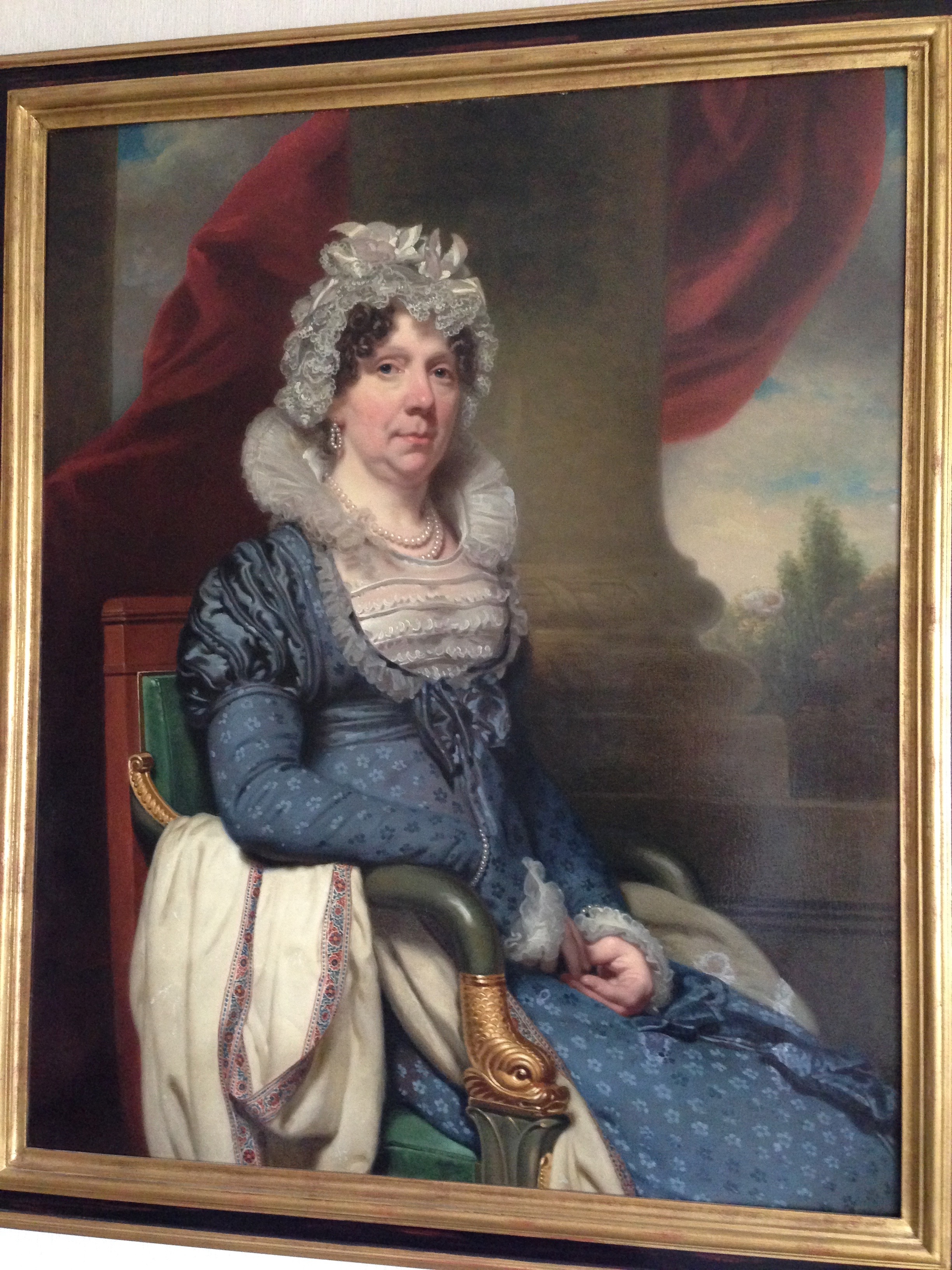 portret anna maria insinger-swarth, charles howard hodges